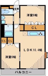 ディアフレンドＫＯＩＺＵＭＩの物件間取画像